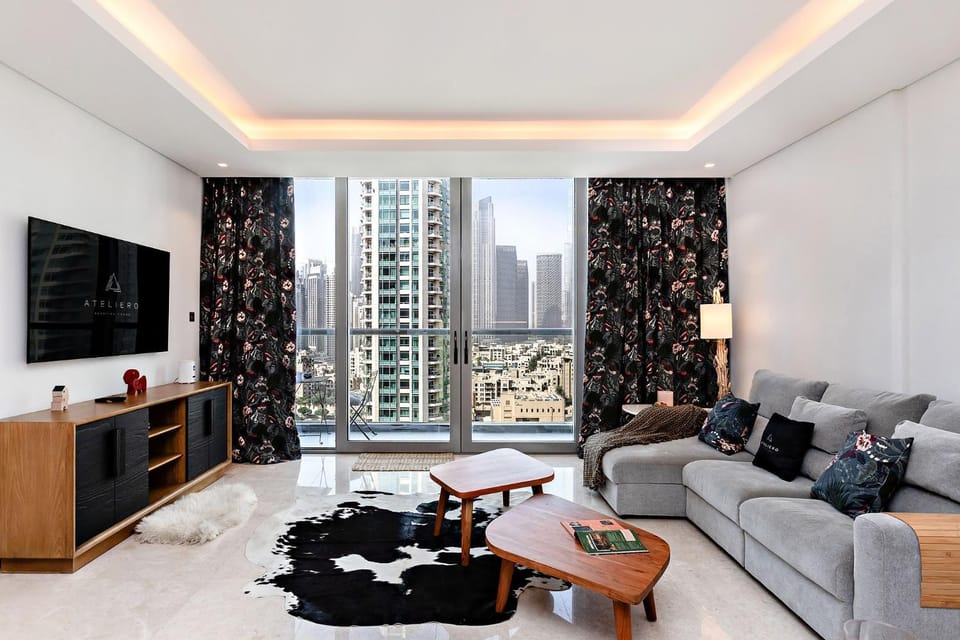 Living room, City view