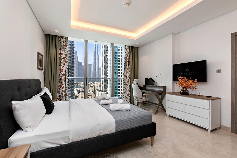 Bedroom, City view, Landmark view
