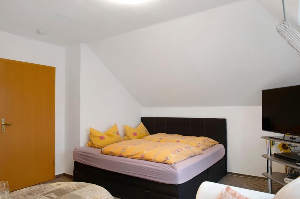 Property building, Living room, Bedroom