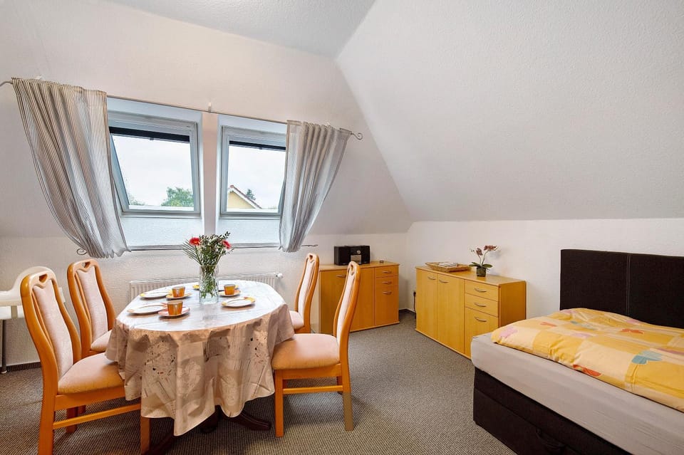 Property building, Living room, Bedroom