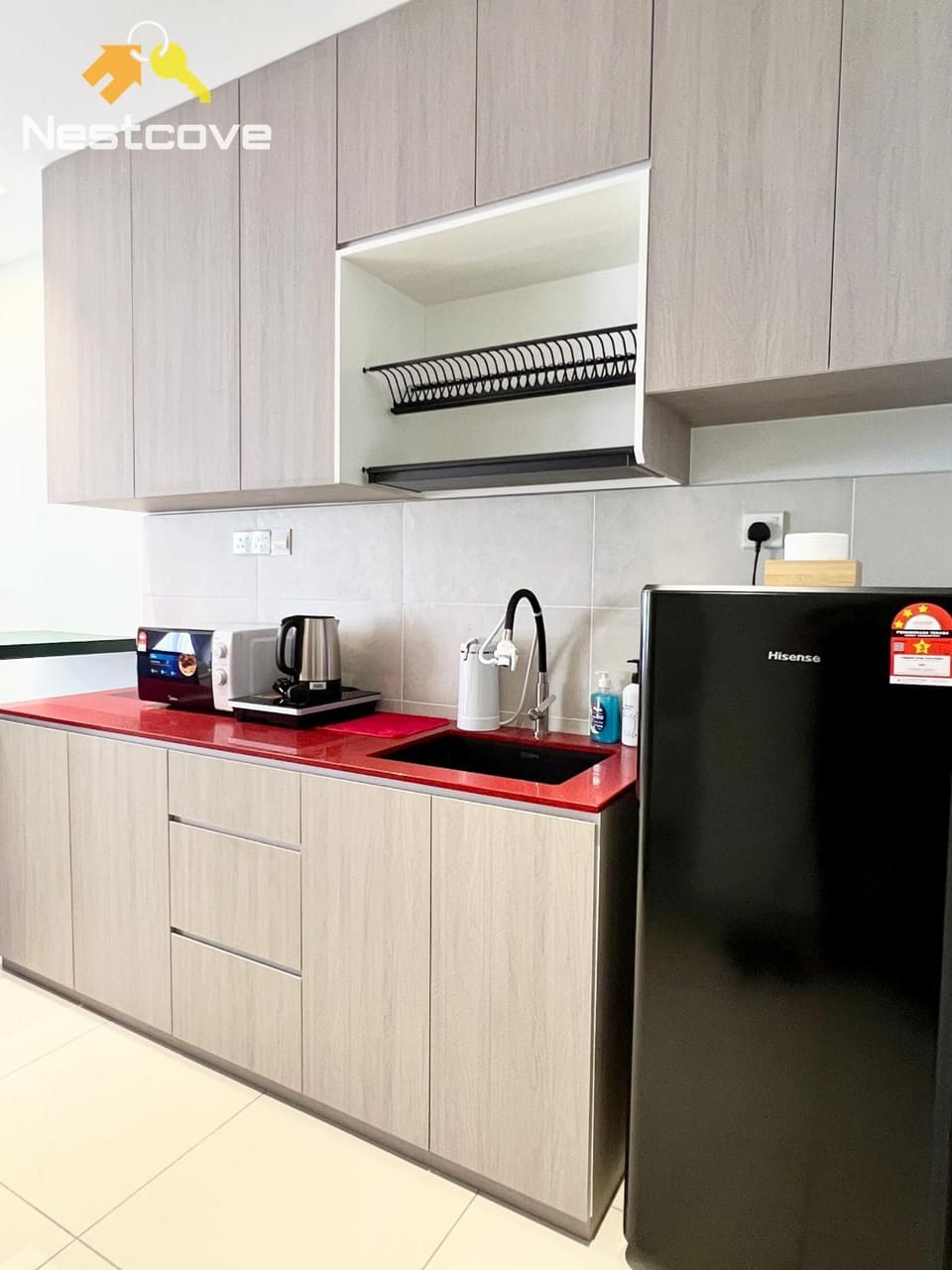 Coffee/tea facilities, Kitchen or kitchenette, minibar, stove, toaster
