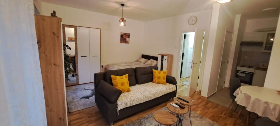 Bed, Living room, Photo of the whole room, Seating area, Bedroom, wardrobe