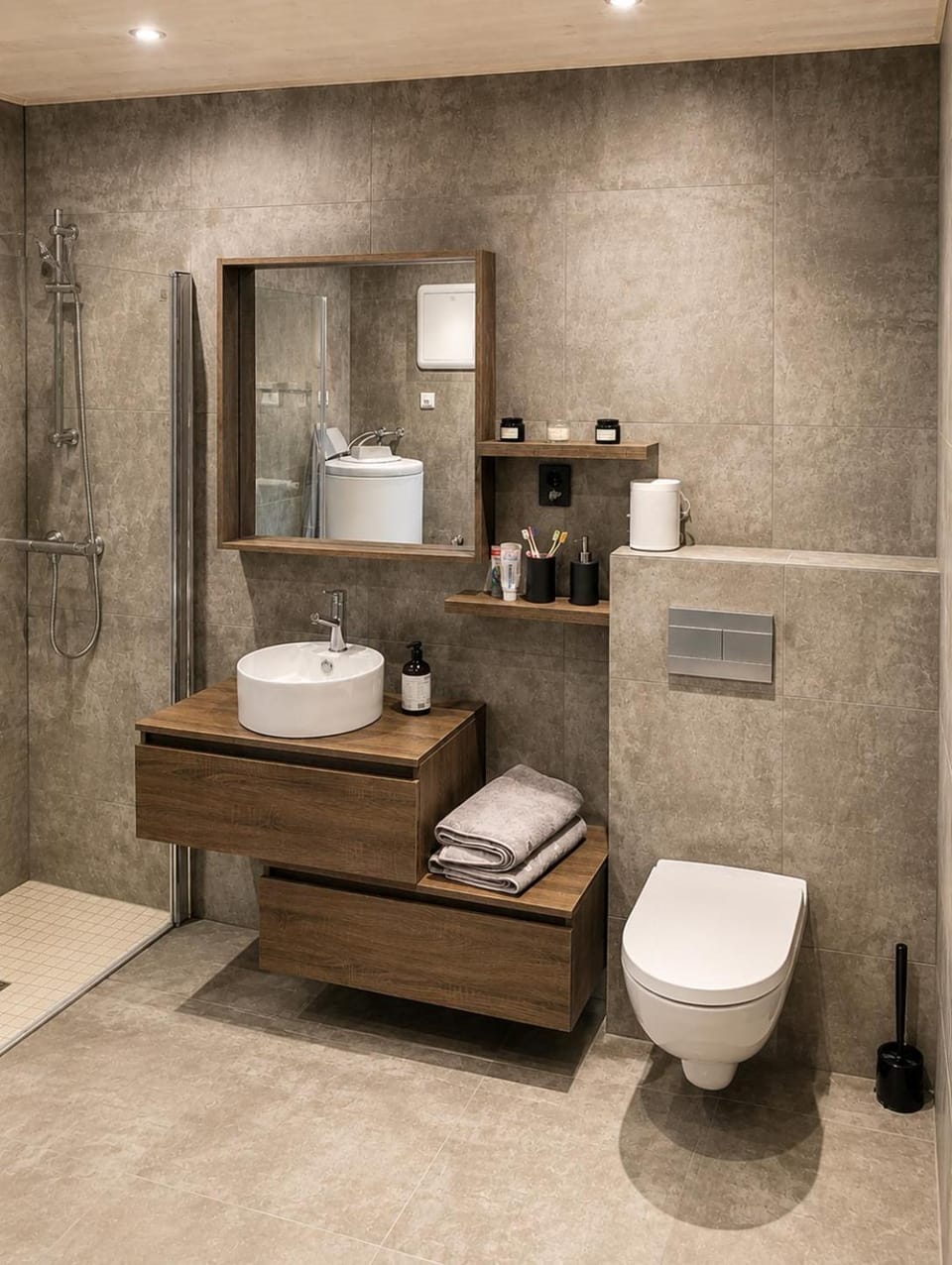 Shower, Bathroom, washing machine