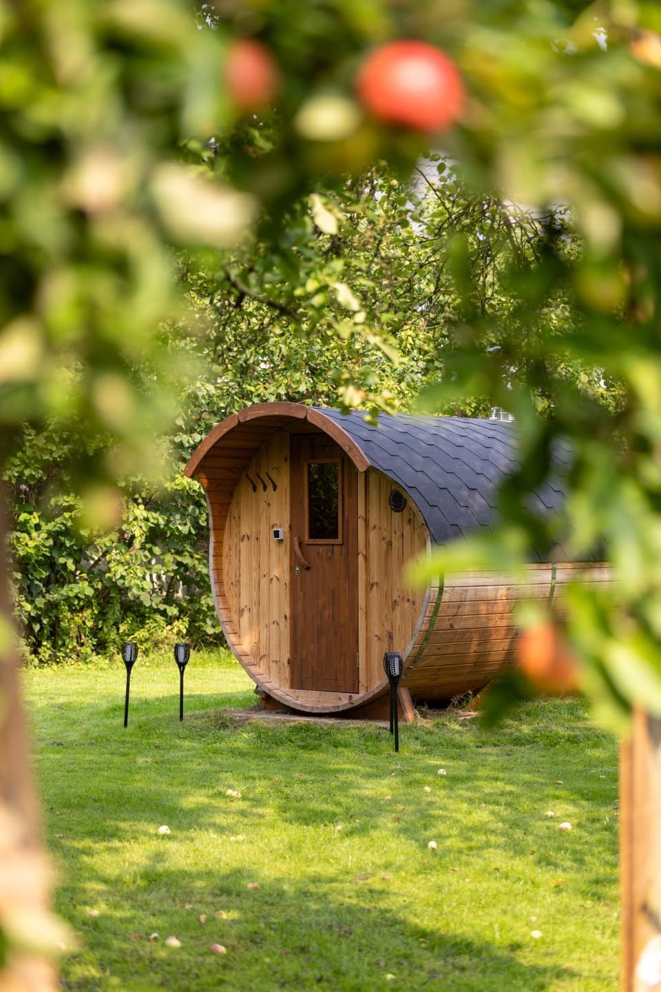 Sauna, Garden view