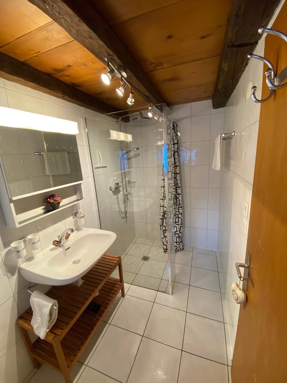 Shower, Toilet, Bathroom, towels