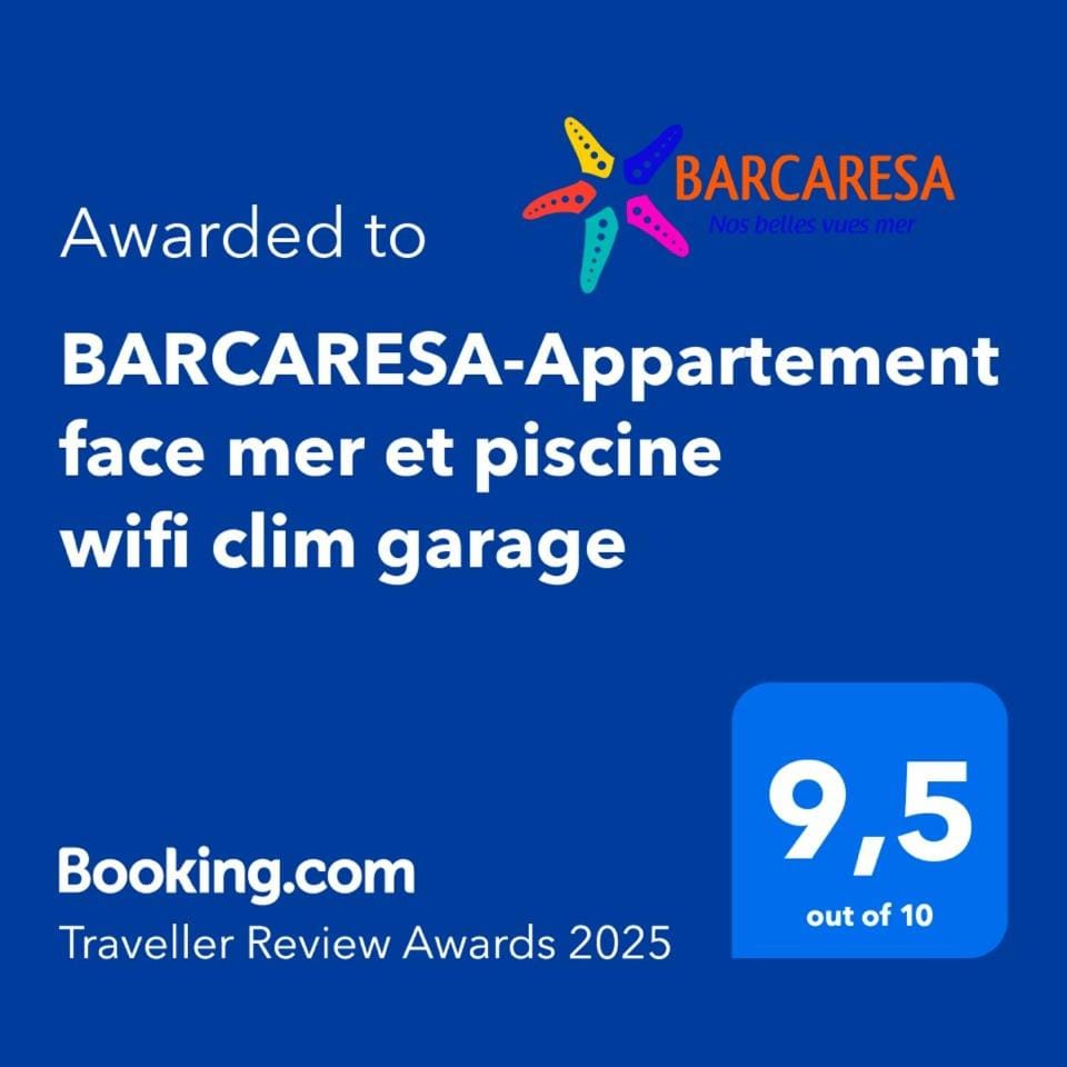 BARCARESA-Appartement face mer et piscine wifi clim garage Apartment in Le Barcarès