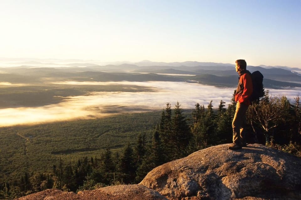 Natural landscape, Mountain view, Sunrise, Sunset