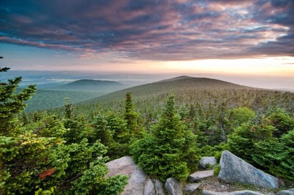 Day, Natural landscape, Mountain view, Sunrise