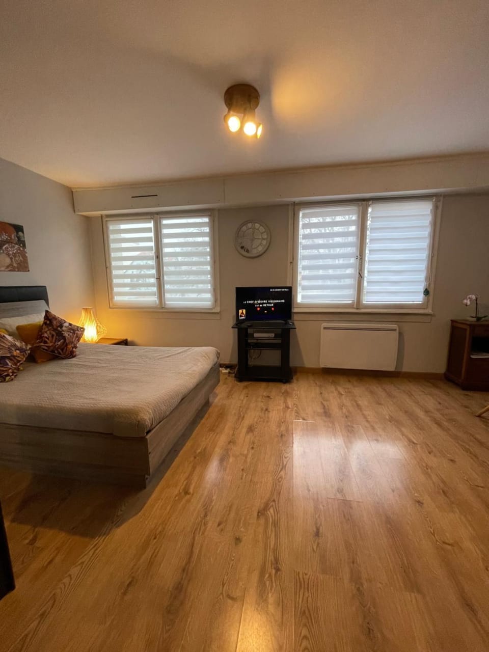 Bed, Living room
