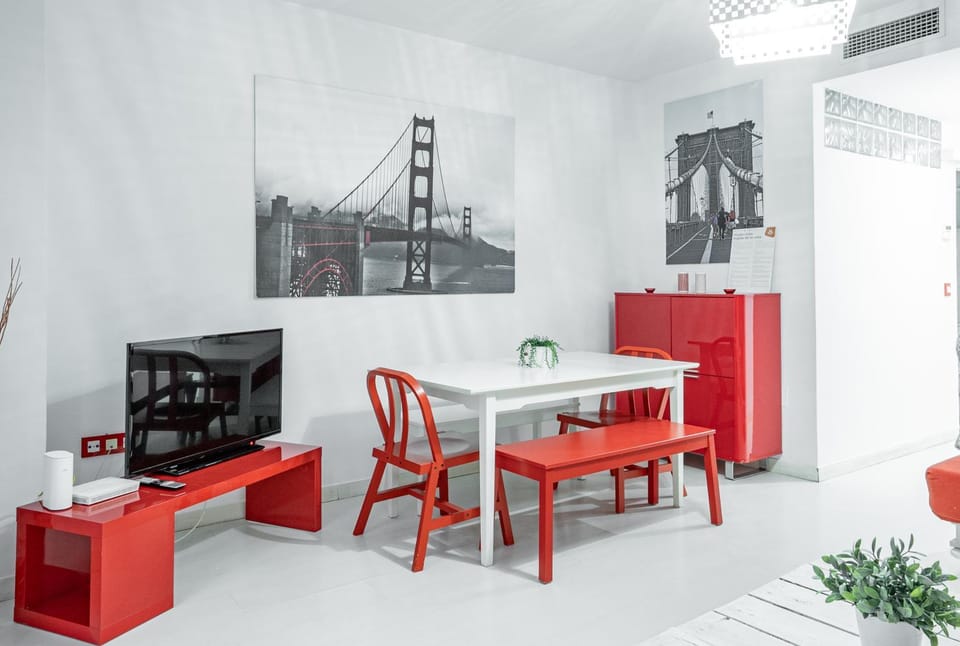 Living room, Seating area, Dining area