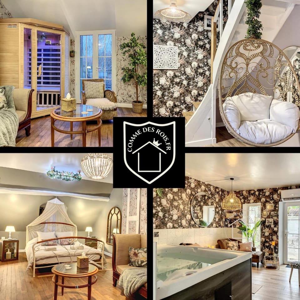 La Romantique des Rois - Jacuzzi & Sauna privés Villa in Île-de-France