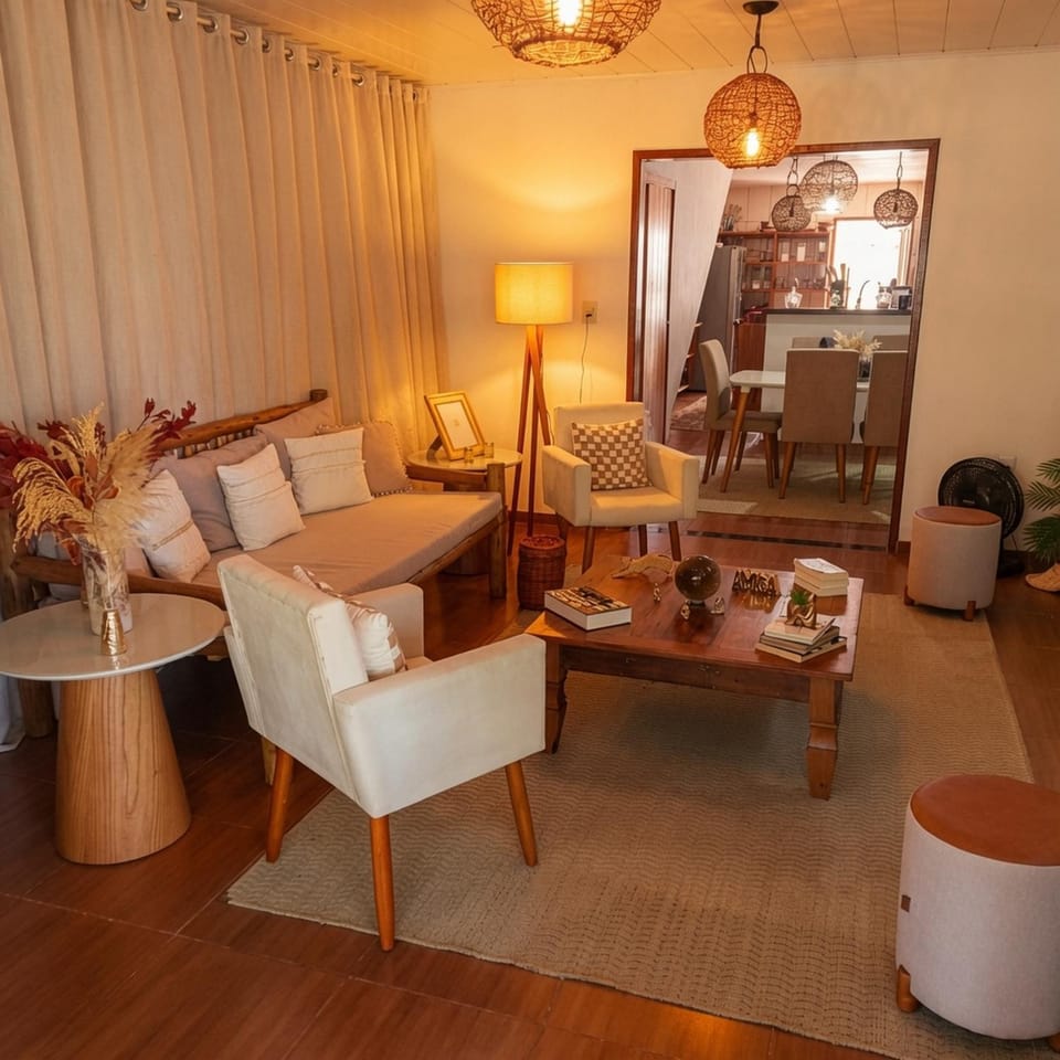 Living room, Seating area, Dining area