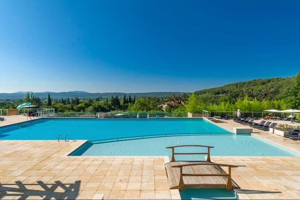Mountain view, sunbed
