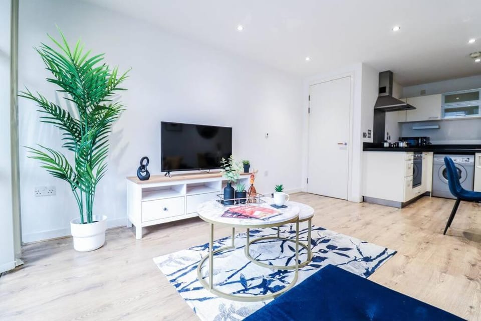 Canary Wharf-10% discount-Fibre Wifi-5mins to Tube Apartment in London