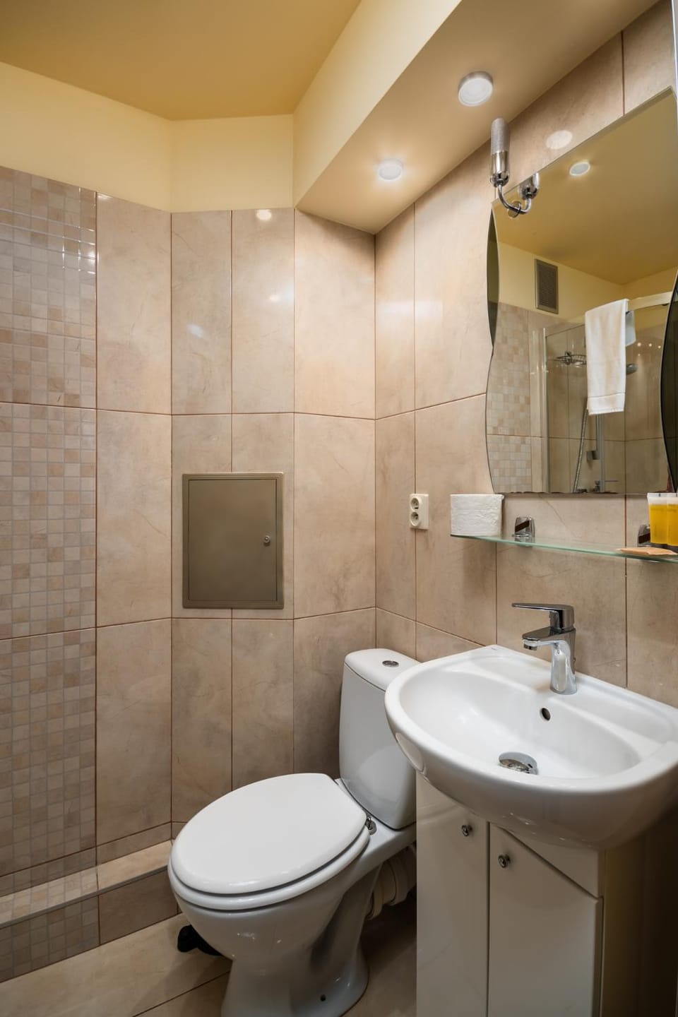 Shower, Toilet, Bathroom, towels