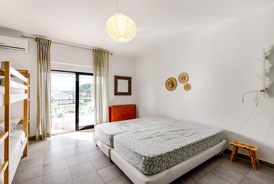 Property building, Living room, Bedroom