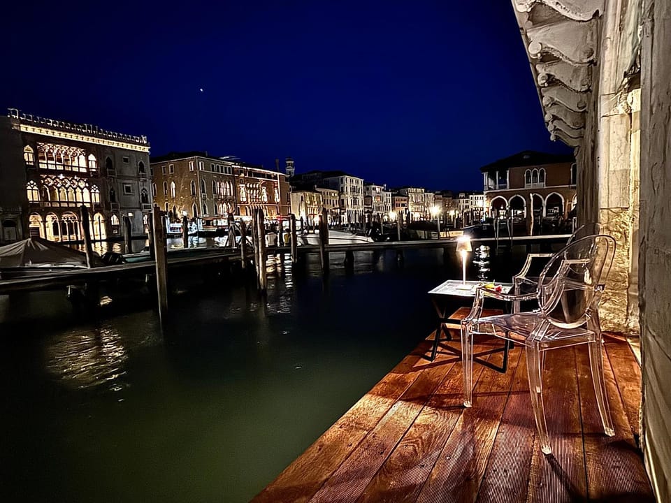 Property building, Night, Natural landscape, Seating area, Evening entertainment, City view