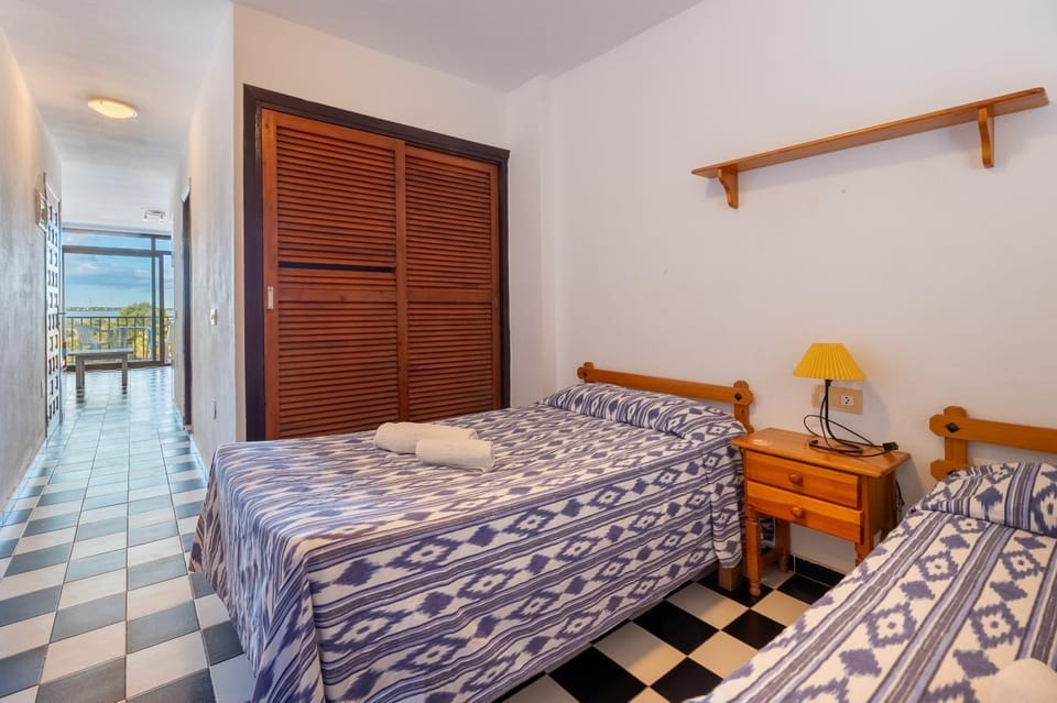 Property building, Living room, Bedroom
