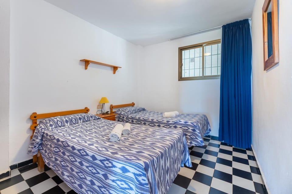 Property building, Living room, Bedroom