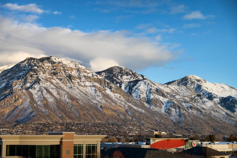 Natural landscape, Winter, Mountain view