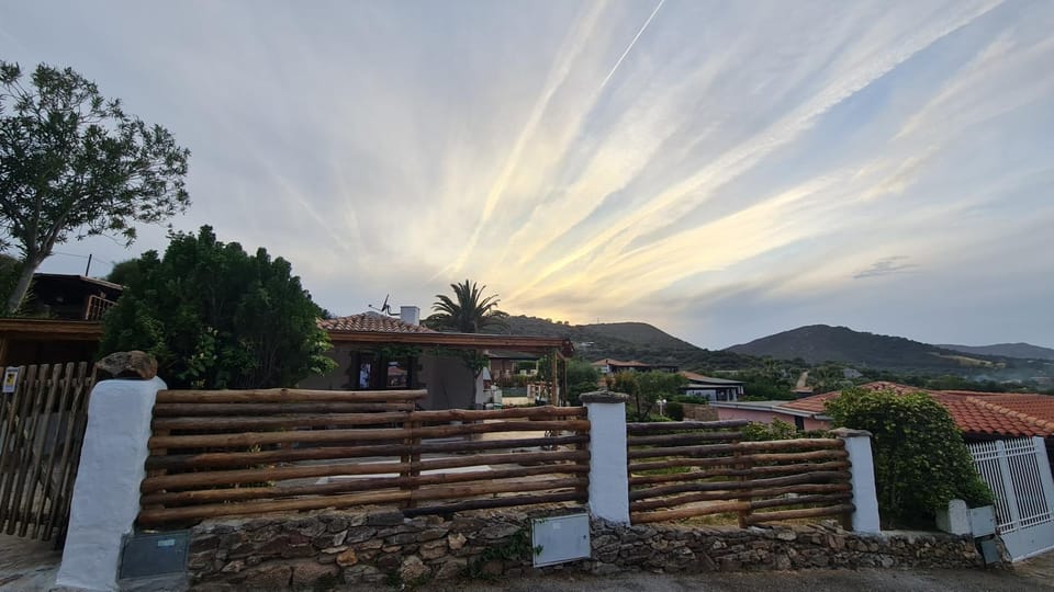 Property building, Natural landscape, Sunset