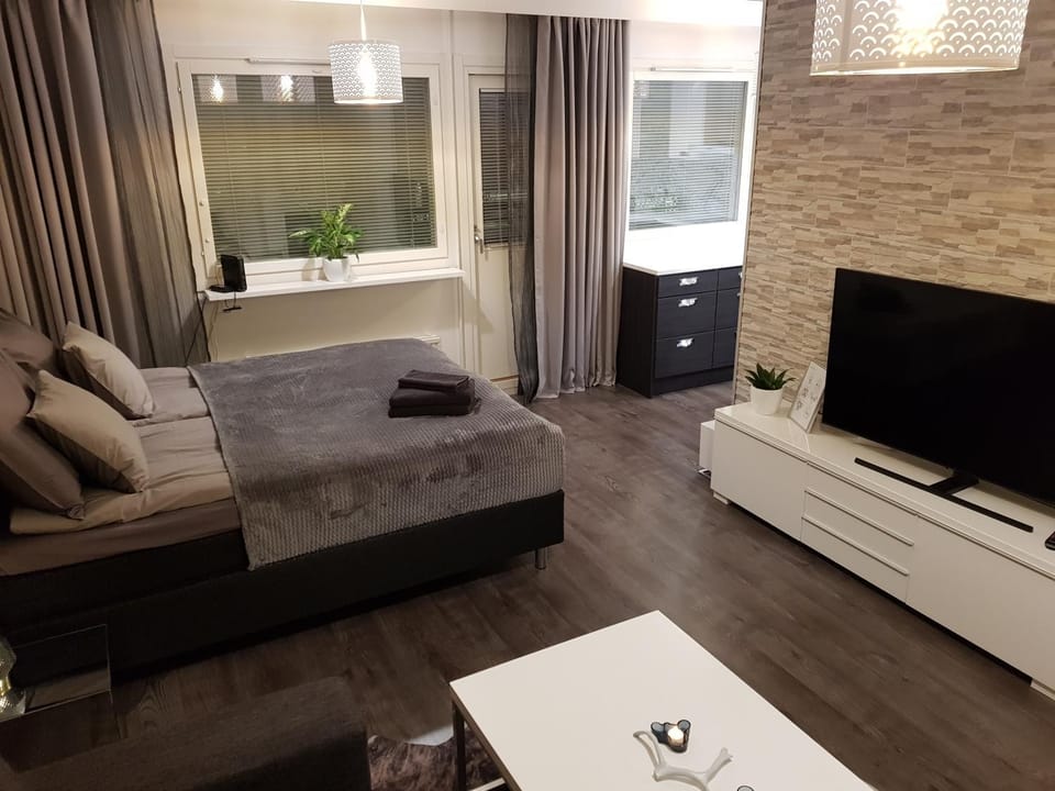 Bed, TV and multimedia, Living room, Photo of the whole room, Evening entertainment