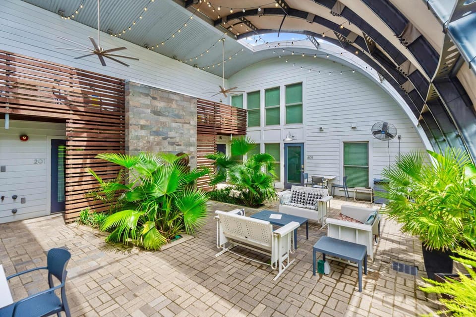 The Moon Quonset Hut Vacation Rental Heated & Chilled Pool House in Ninth Ward
