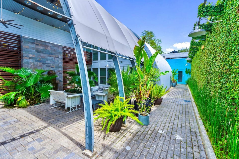 The Moon Quonset Hut Vacation Rental Heated & Chilled Pool House in Ninth Ward