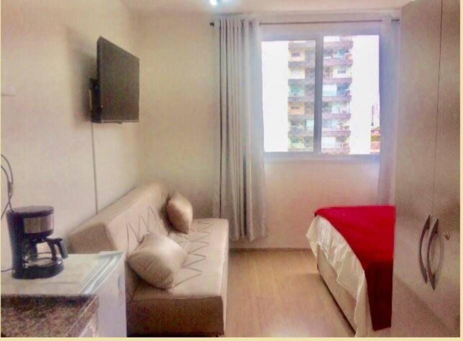 Excelente! Metrô p Allianz Park e Espaço Unimed, Compras no Brás Apartment in Sao Paulo City