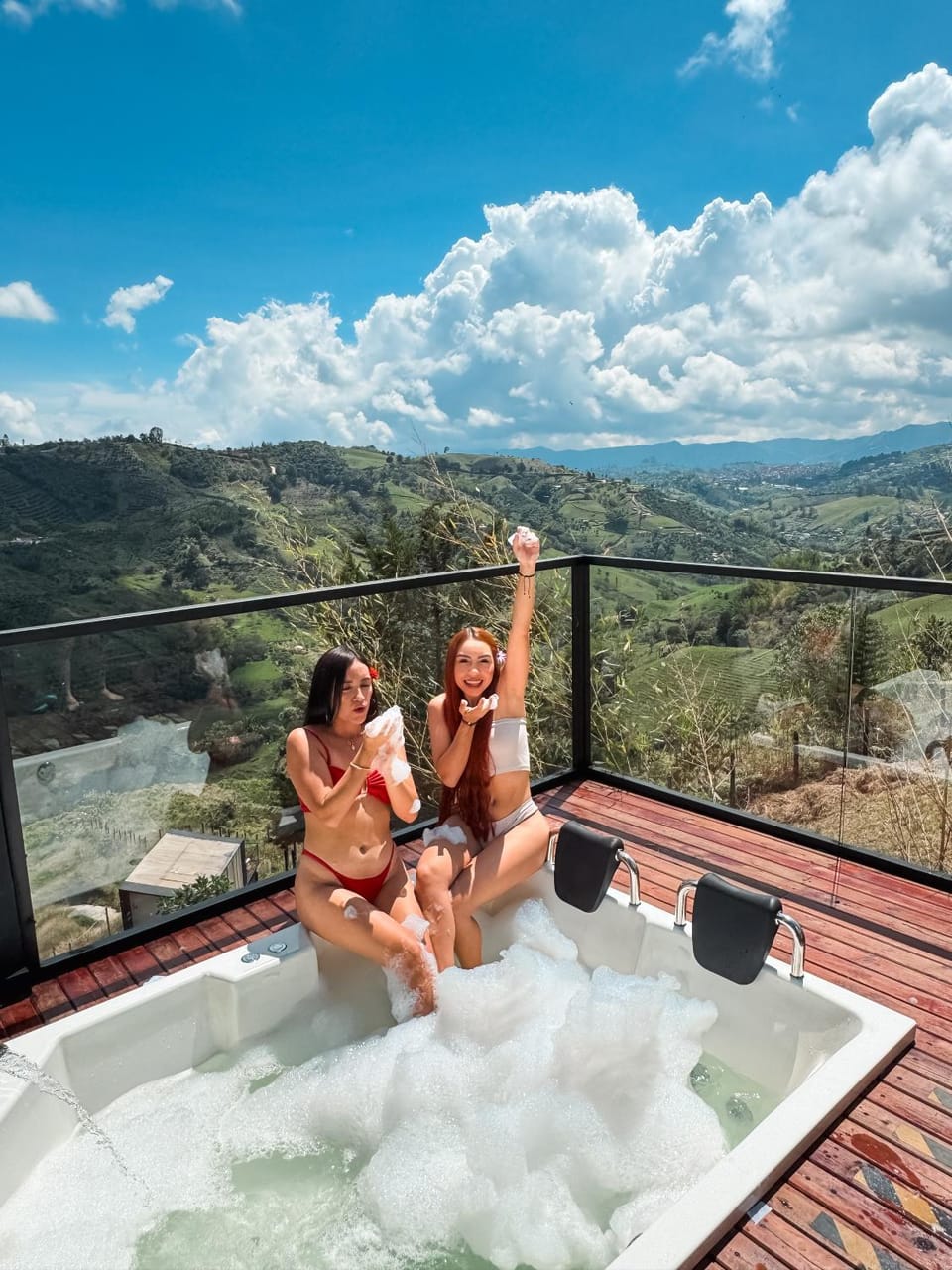 Day, Natural landscape, Hot Tub, Mountain view