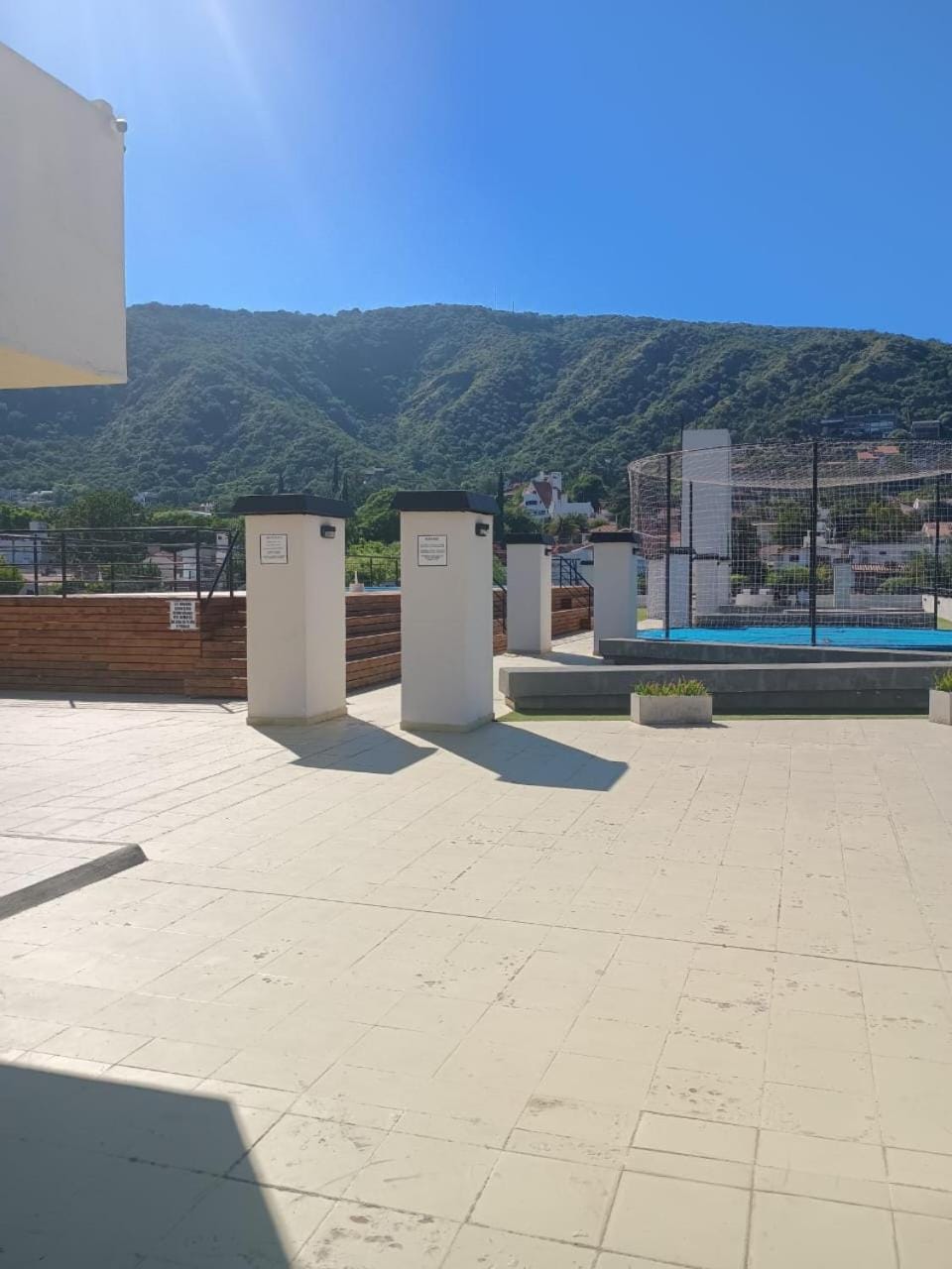 Natural landscape, Mountain view, Swimming pool