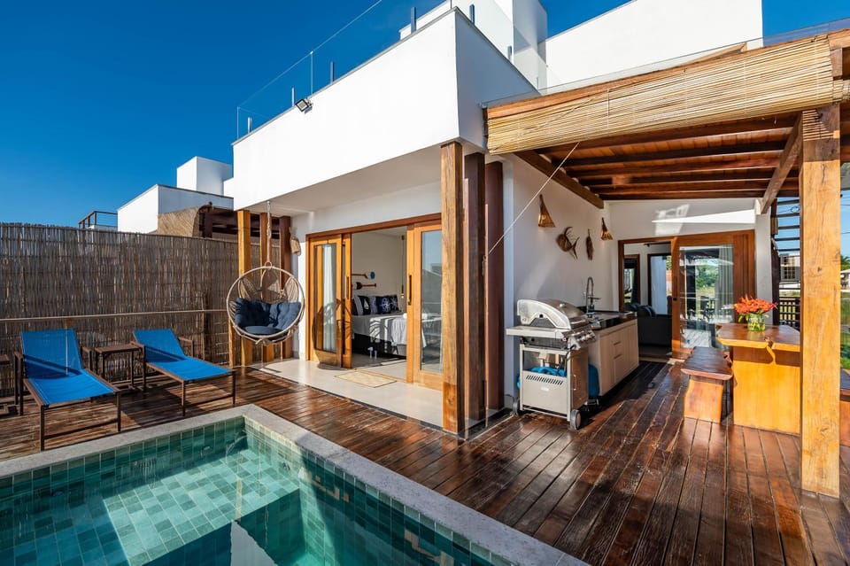 Property building, Patio, Pool view, Swimming pool