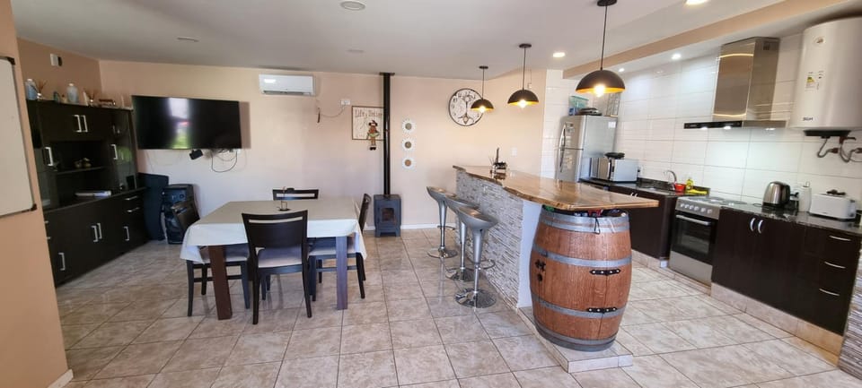 Kitchen or kitchenette, oven, stove