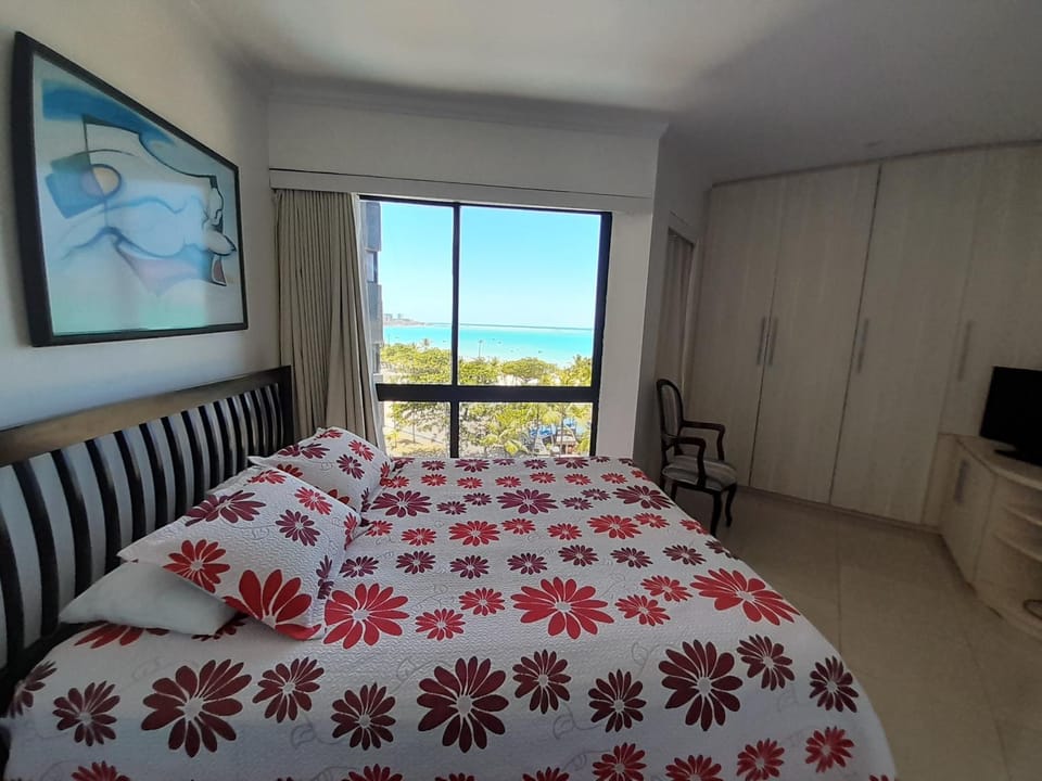 Bed, Natural landscape, TV and multimedia, Bedroom, Sea view