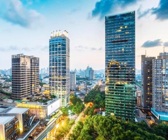 Property building, City view, Location