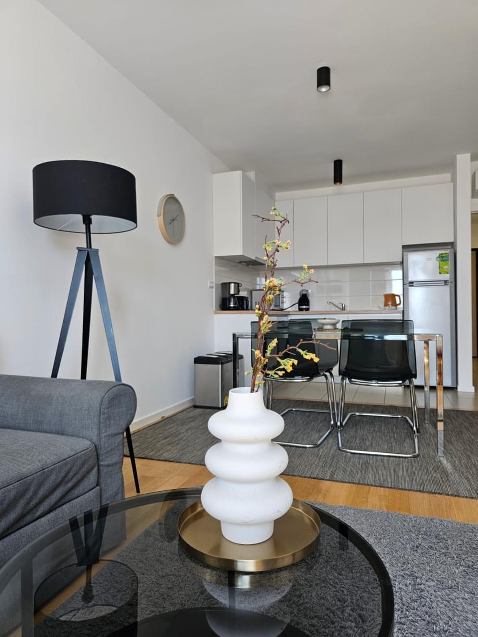 Living room, Seating area, Dining area, dishwasher, oven, stove, kitchen