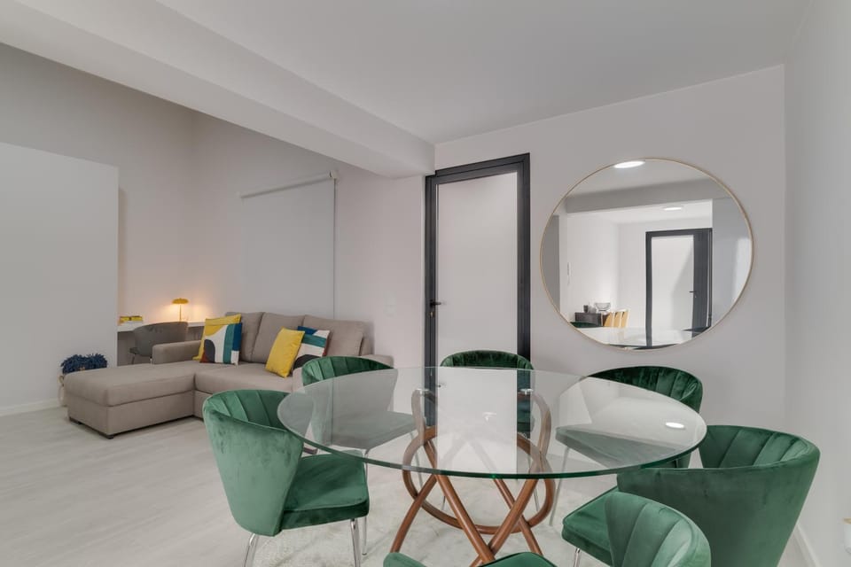 Living room, Seating area, Dining area