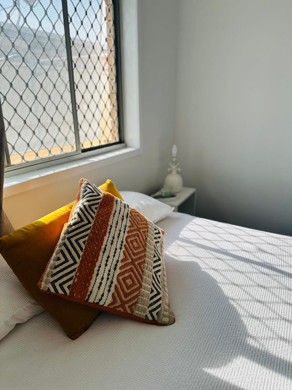 Bed, Decorative detail, Bedroom