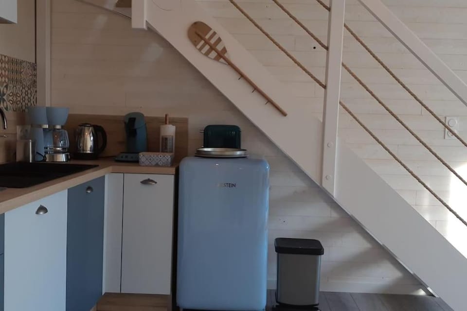 "La Mer Bohème", patio, parking privé, 8 mn plage Apartment in Le Portel