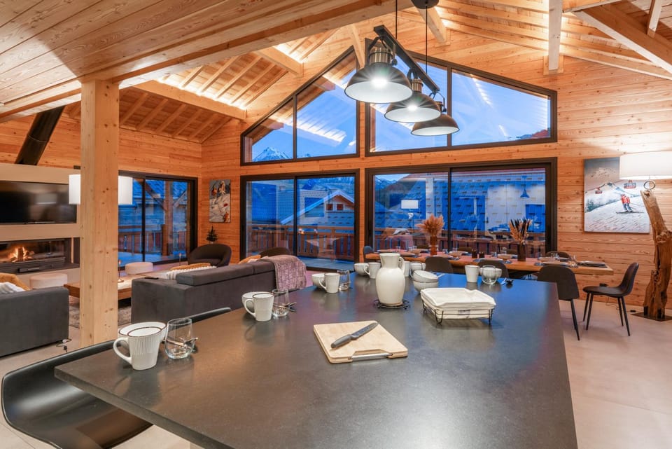 Chalet luxe & spa, BLACK PEARL Chalet in Briançon