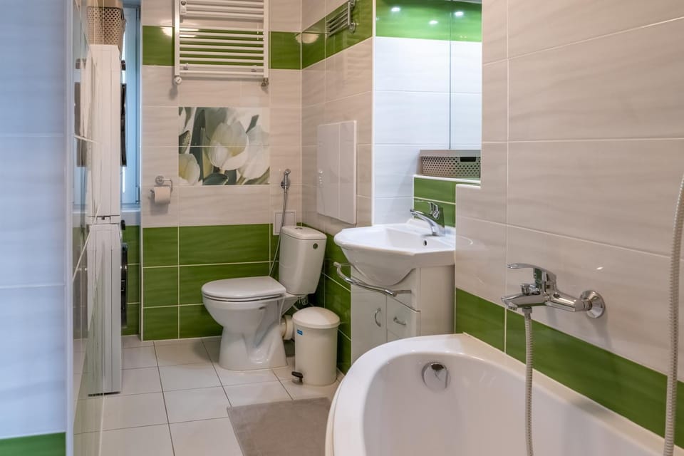 Bathroom, laundry