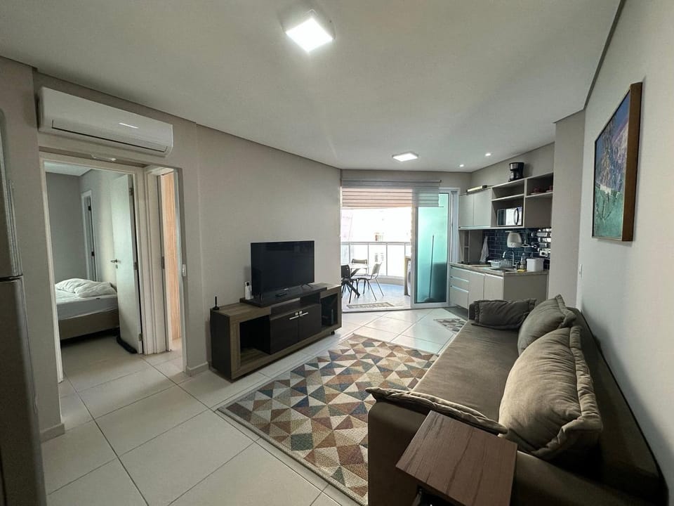 TV and multimedia, Kitchen or kitchenette, Living room, Photo of the whole room, Seating area, air conditioner