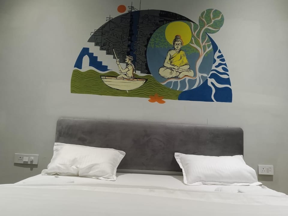 Bed, Decorative detail, Bedroom
