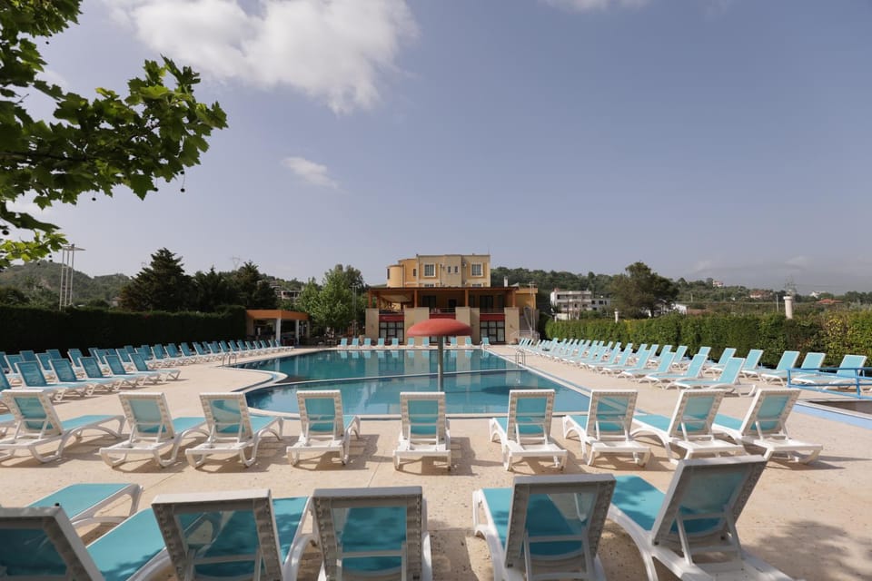 Natural landscape, Pool view, Swimming pool