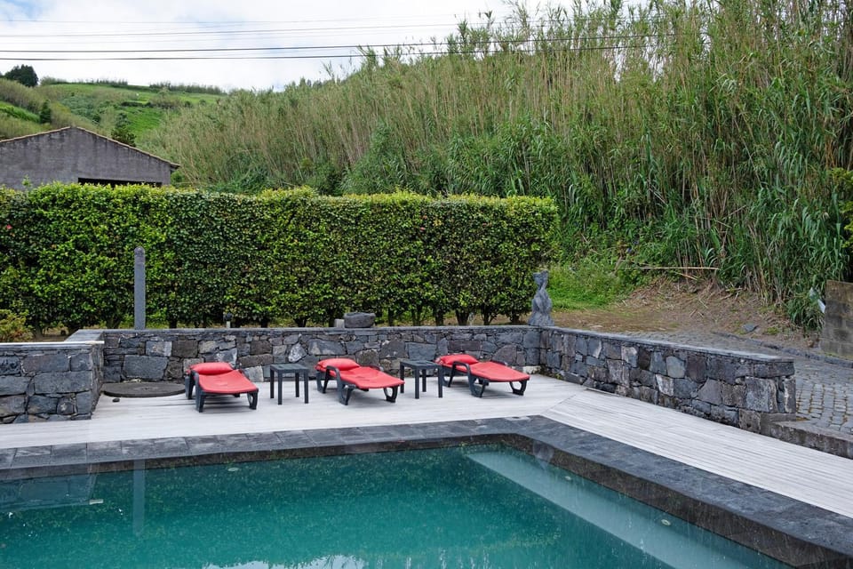Property building, Living room, Swimming pool