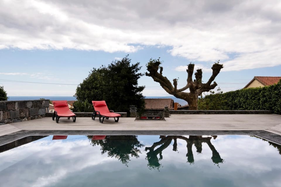 Property building, Living room, Swimming pool
