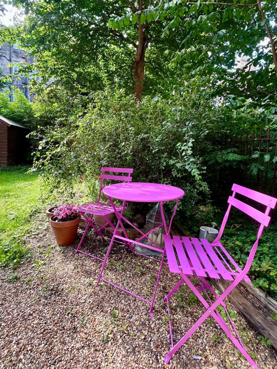 Patio, Spring, Day, Garden, Garden view