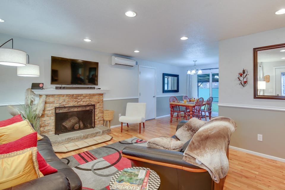 Eugene Vacation Home 8 Mi to University of Oregon House in Eugene