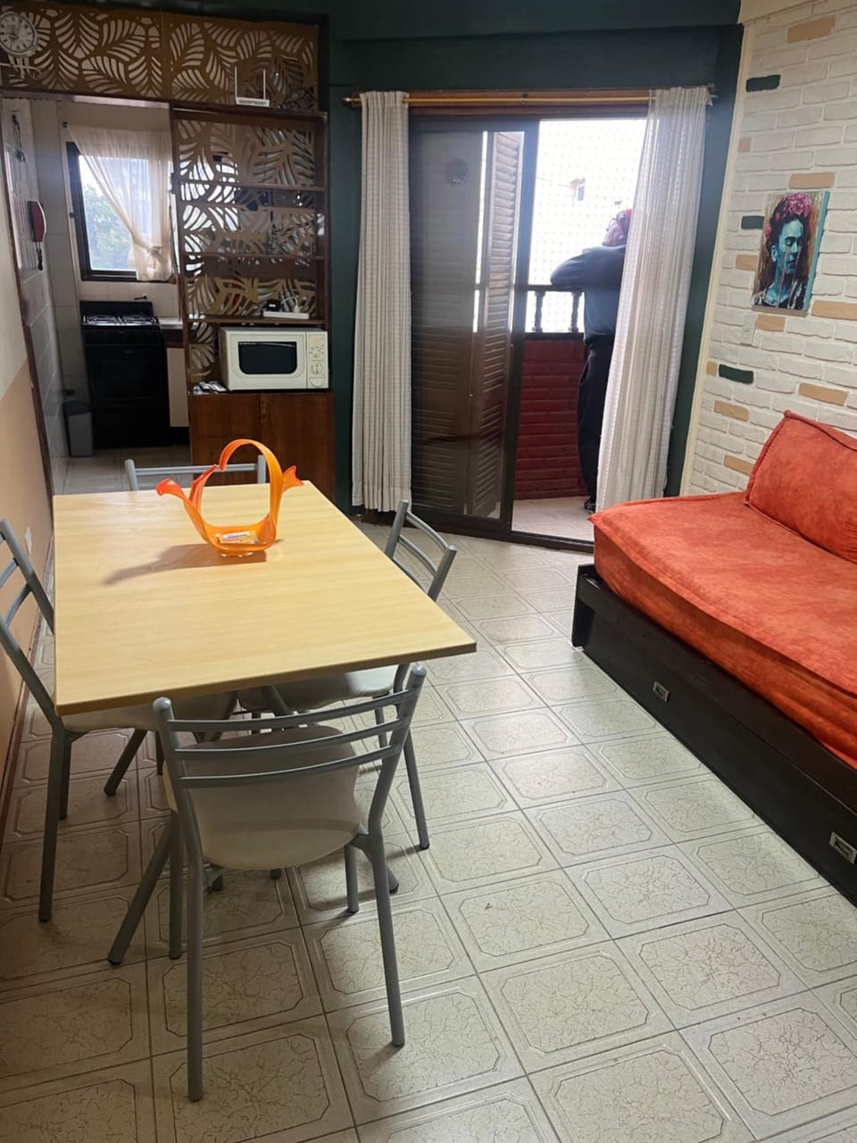 Kitchen or kitchenette, Living room, Dining area
