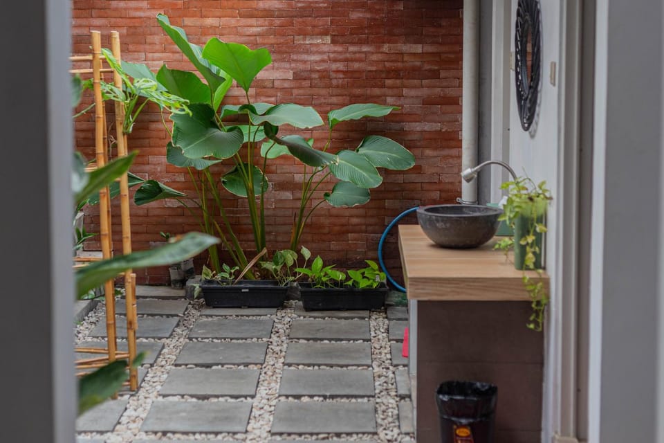 Garden, Area and facilities, Inner courtyard view